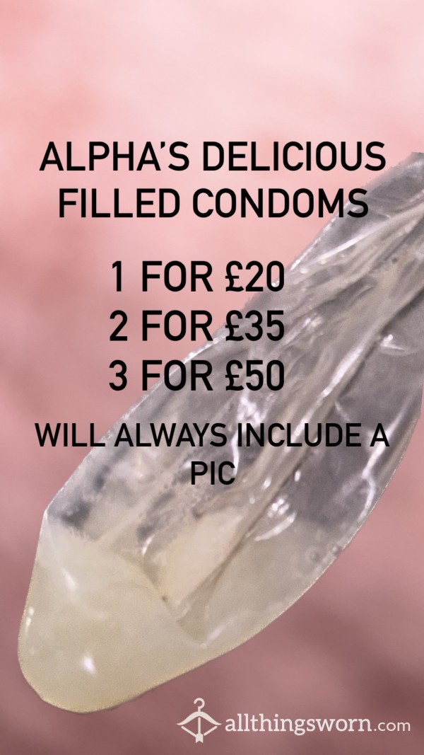 Alpha’s Filled Condoms