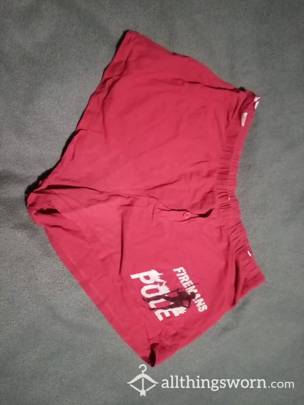 Alpha's Red Trashed Boxers.