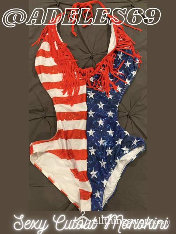 American Flag Monokini ❤️‍🔥🇺🇸