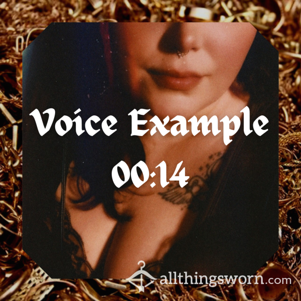 An Audio Sample ☆ Describing My Voice