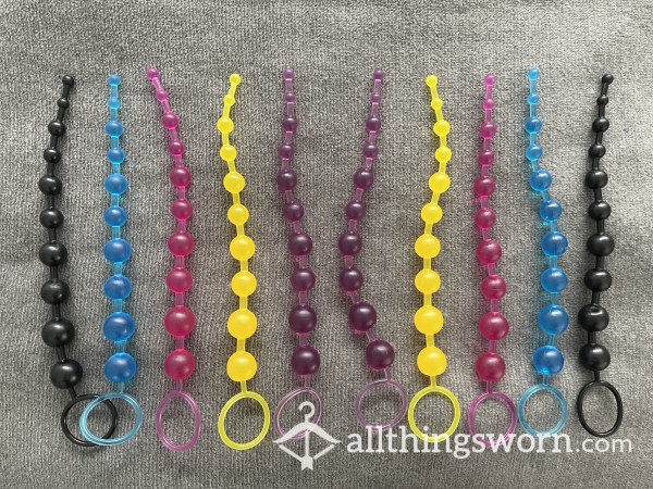 10 Anal Beads In 5 Colours! *BRAND NEW*