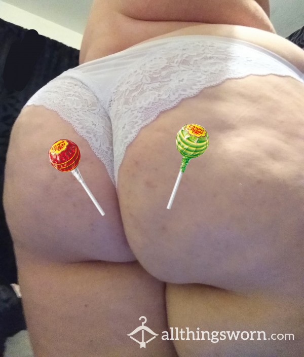🍭 Ass Pops + Used Panties (24 Hour Wear Included) Bundle 🍭