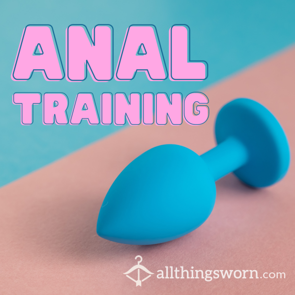 ANAL TRAINING WITH XL BUTT PLUG