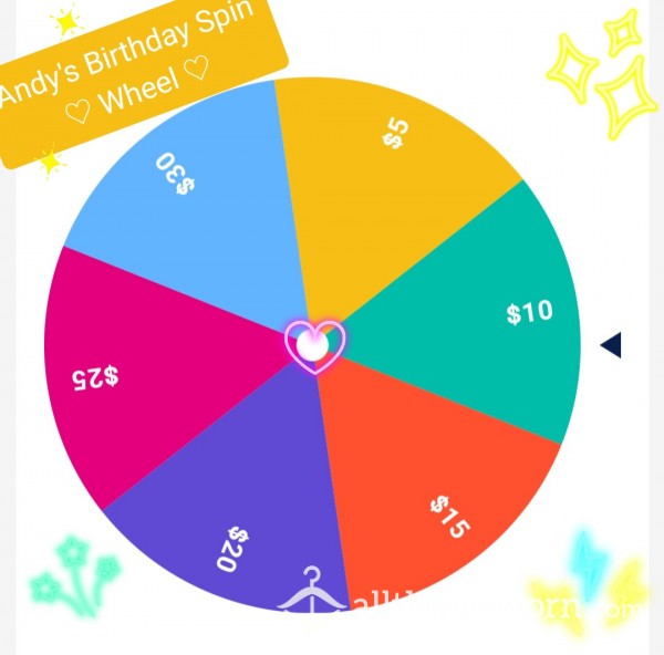 Andy's Birthday Spin Wheel