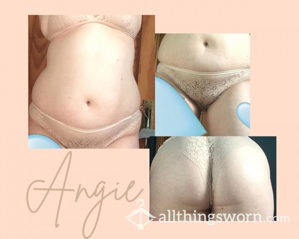 “Angie” Nude Panty And Bralette Set