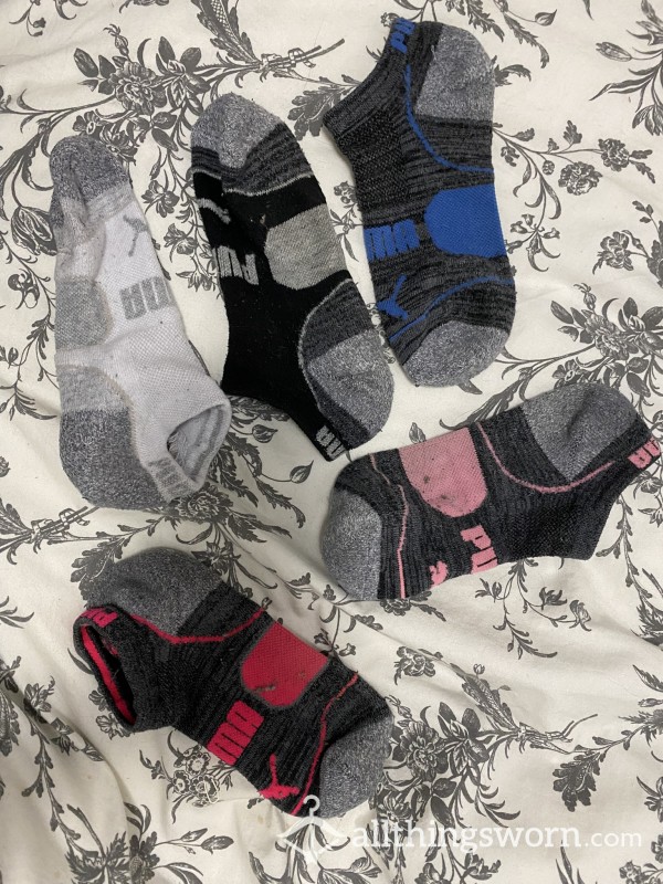 Ankle Grey Athletic Puma Socks 👣
