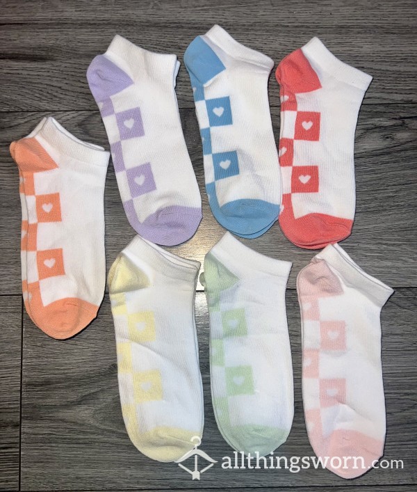 Ankle Socks 🧦 Pick Your Favourite 😻 24 Hour Wear, £5 Each