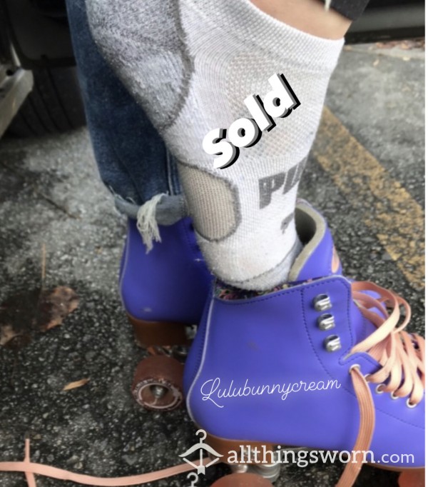 Ankle Socks Worn Roller Skating