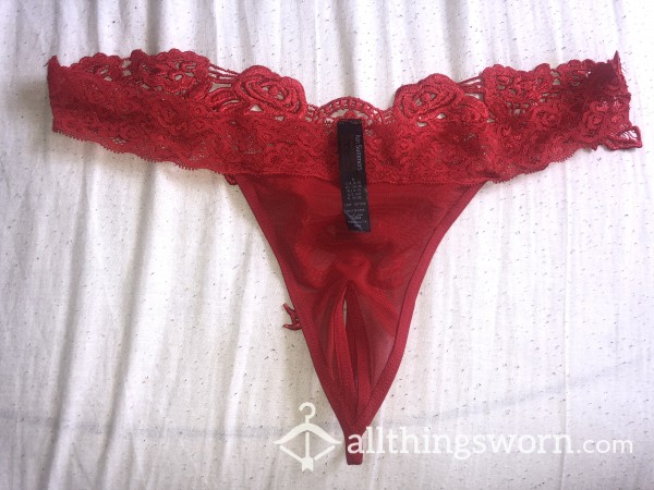 Ann Summers Crotchless Thongs❤️