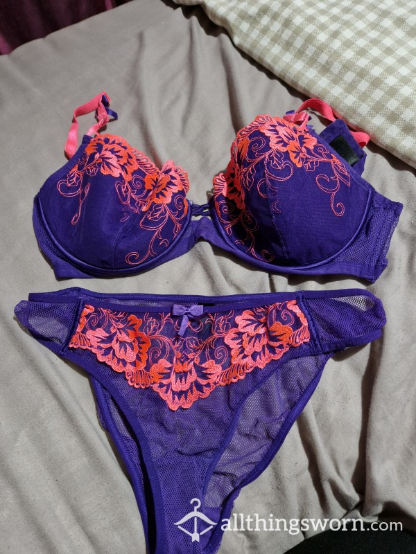 Ann Summers Purple And Pink Set
