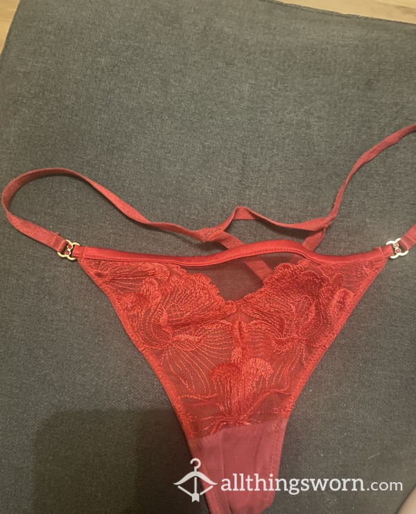 Ann Summers Red G String With Jewels