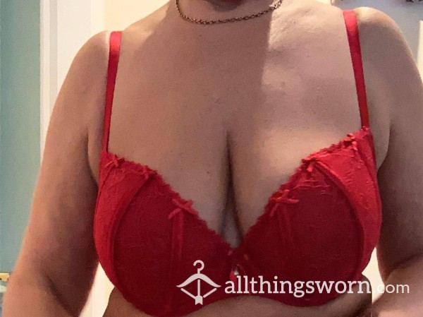 Ann Summers Red Lace Bra