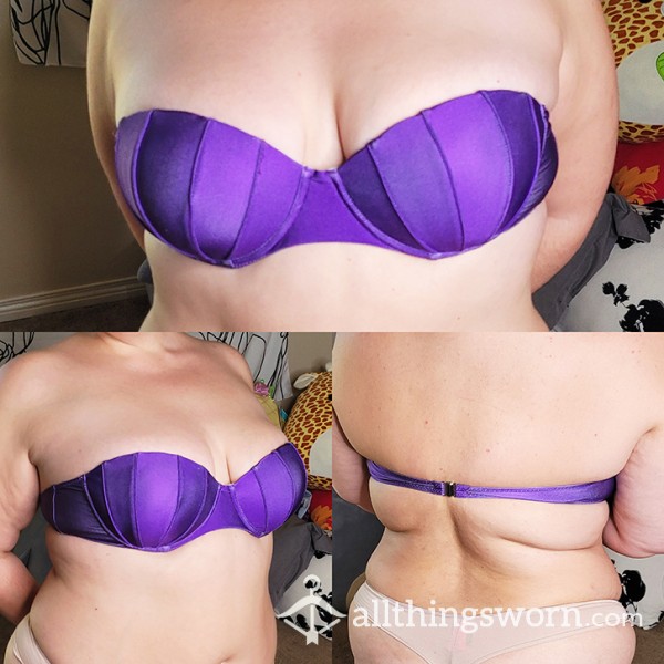Ariel Inspired Purple Shell Bikini Top