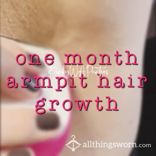 Armpit Hair Growth - Pics Document Growth Over A Month! Instant Content Unlocks Immediately