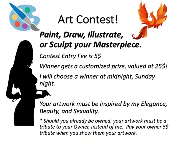 Art Contest Entry Fee <3 #GingerPhoenixArtContest