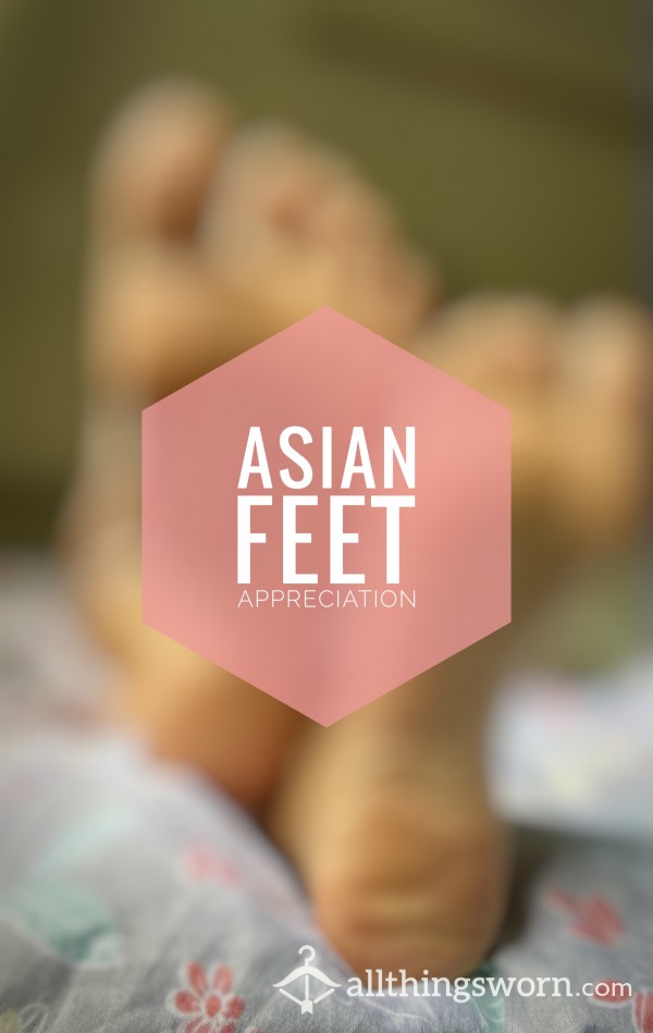 👣 Asian Feet Appreciation 👣 Set Of 5 👣