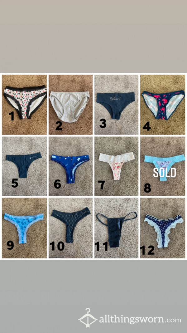 Assorted Panties 🥰