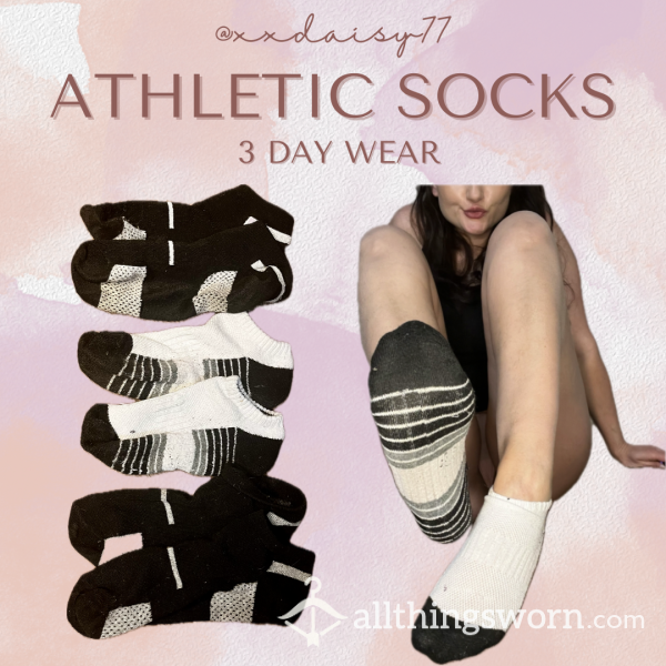 Athletic Ankle Socks 🏃🏻‍♀️ 3 DAY WEAR