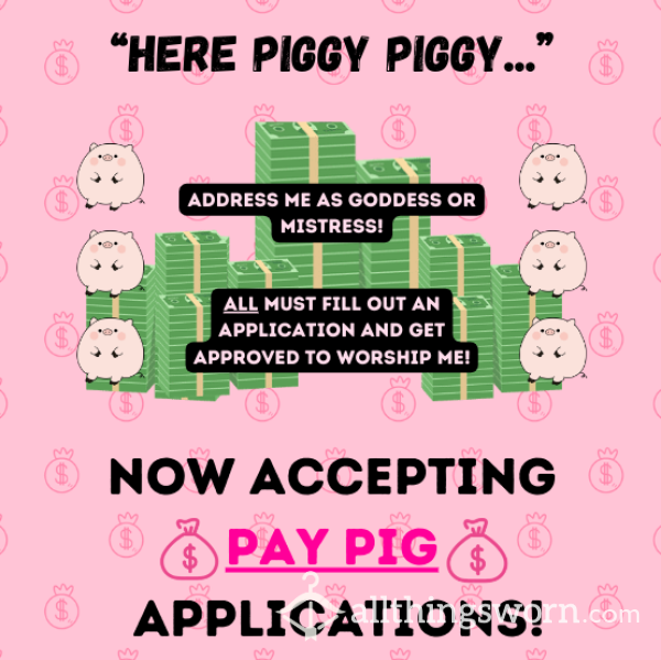 CALLING ALL SISSY, SLAVES, SUBS, LOSERS AND PAY PIGS!