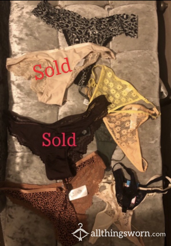 Autumn Collection Of Panties And Thongs