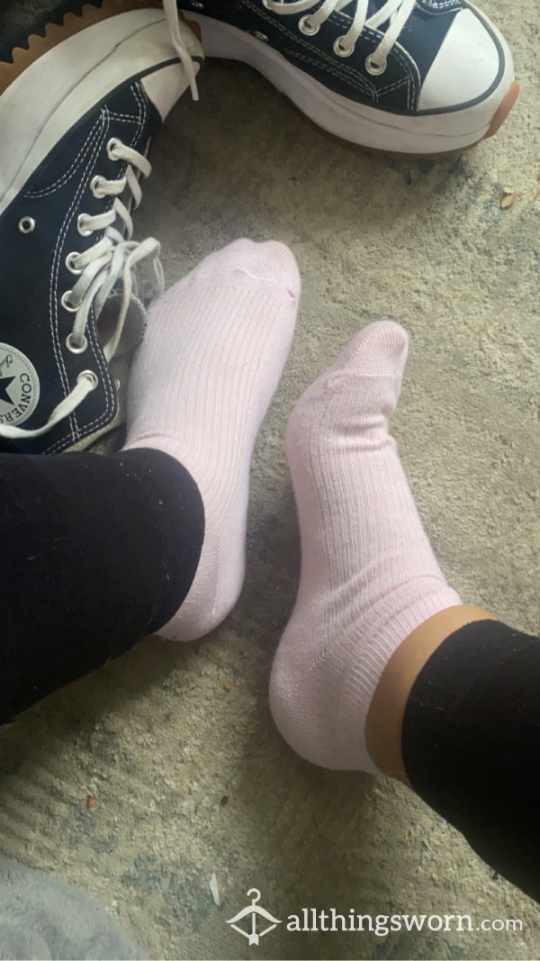 Baby Pink Ankle Socks