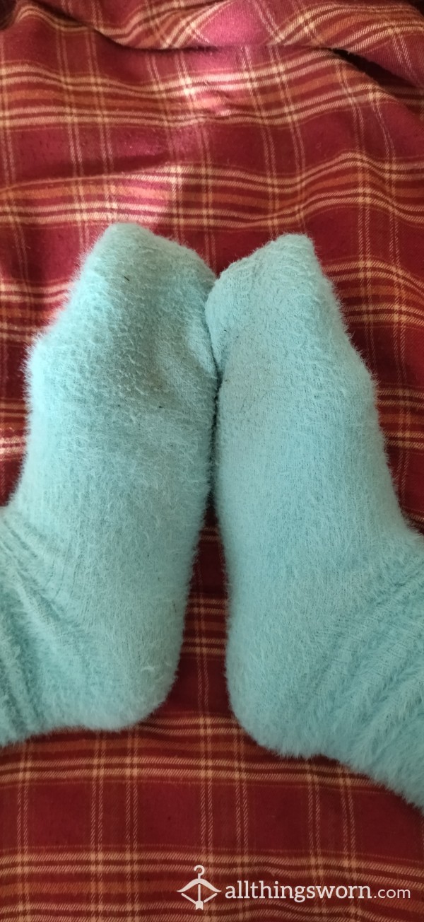 Babyblue Fluffy Socks