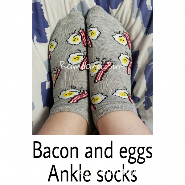 Bacon And Eggs Ankle Socks