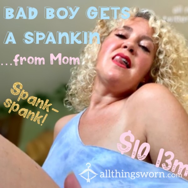 Bad Boy Gets A Spankin (TW⚠️)