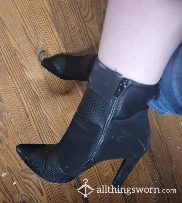 Ball-Crushing Ankle Boots