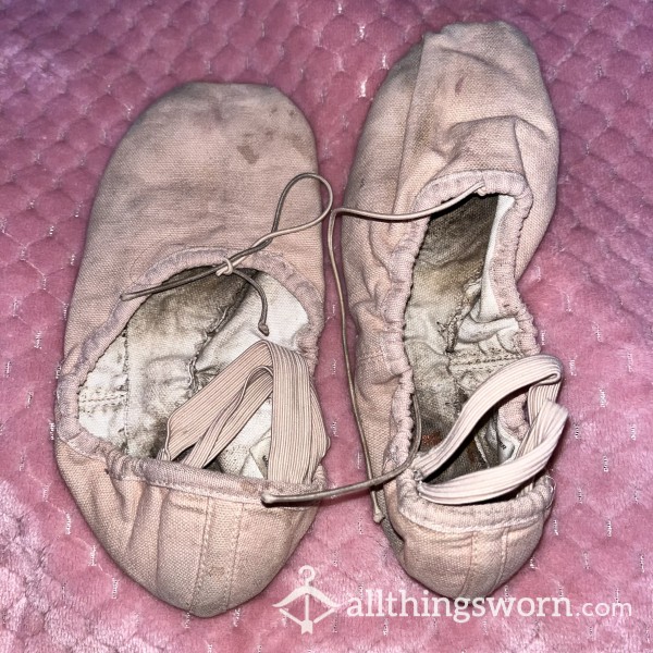 Ballet 5 Years Worn Stinky Dirty Slipper Shoes