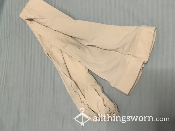 *SOLD* Ballet Well Worn Skin Colour Tights