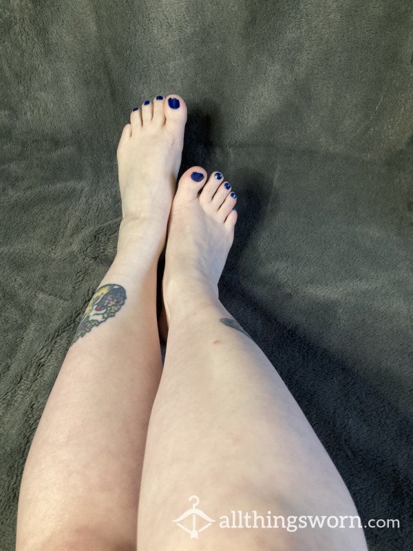 Bare Feet Wiggling Toes