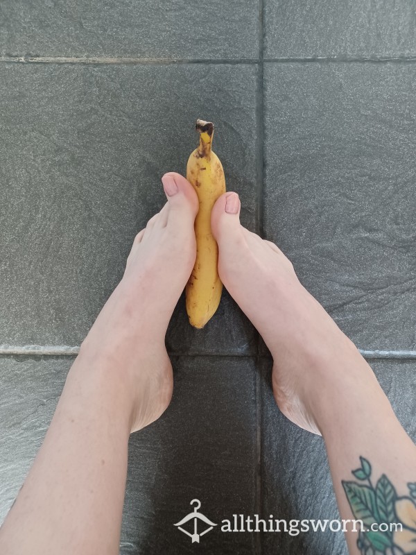 Barefoot Banana Crushing