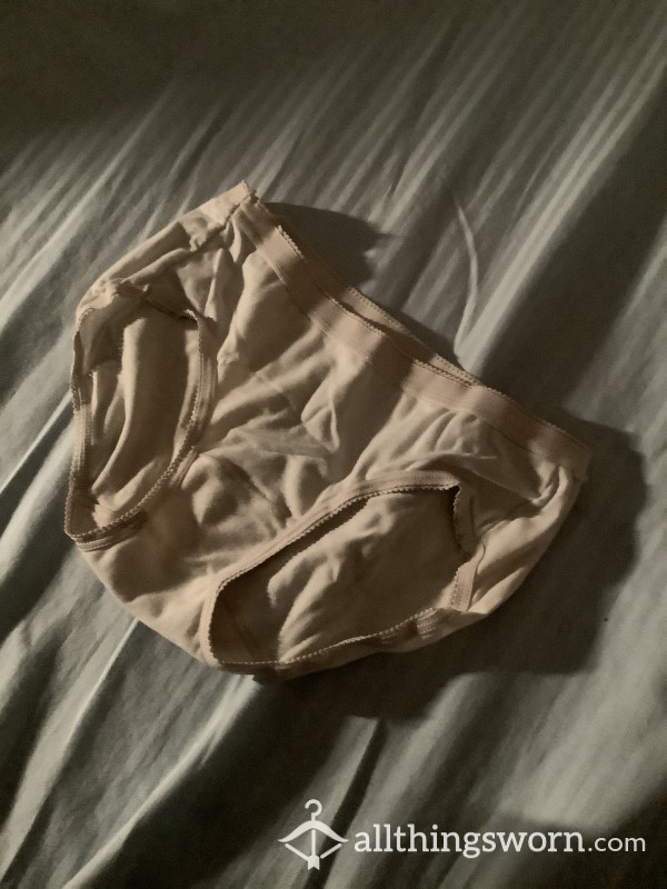 Basic Worn Panties With Little Stains