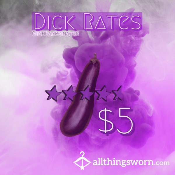 Basic Text Dick Rate - Honest Or SPH - Several Paragraphs And A Numerical Rating