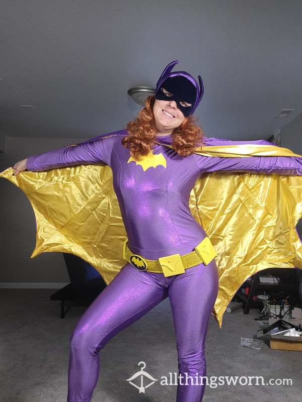 Bat Girl Cosplay Costume Purple