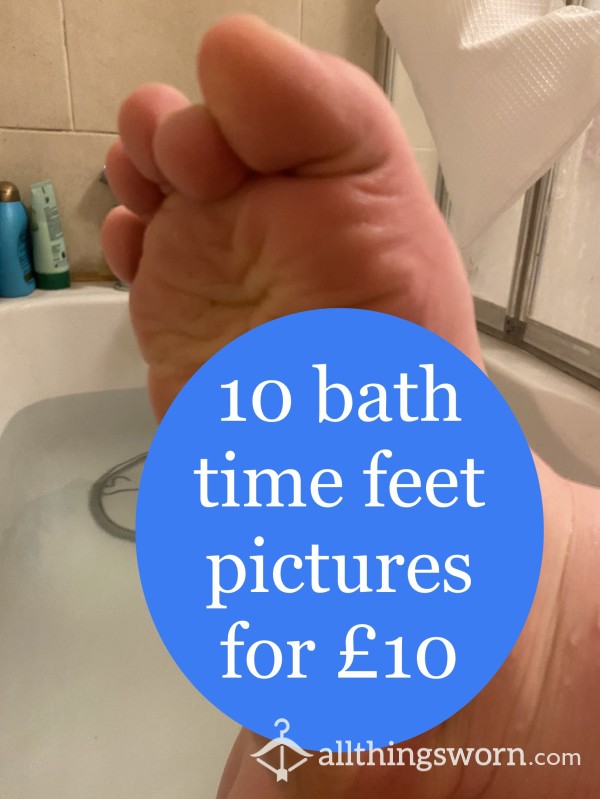 🛁 Bath Time With Pruned Wrinkled Soles 🦶