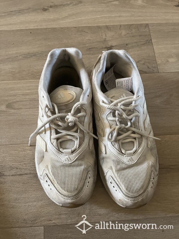 Battered Adidas Gym Trainers