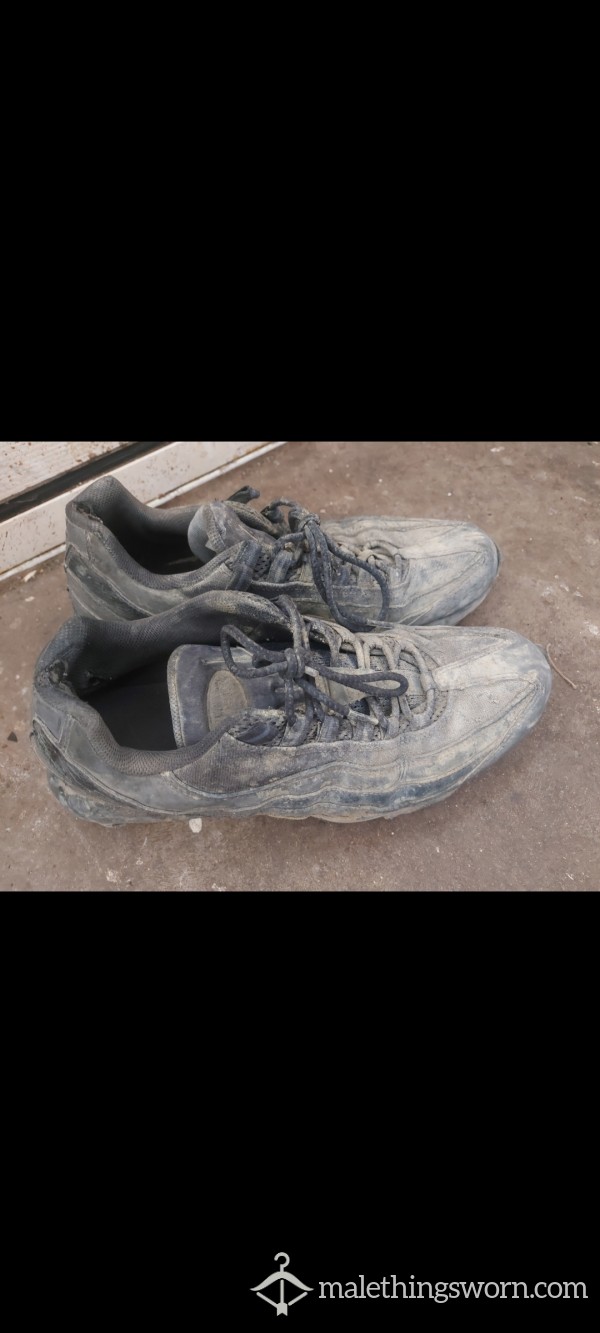 Battered Work Trainers!