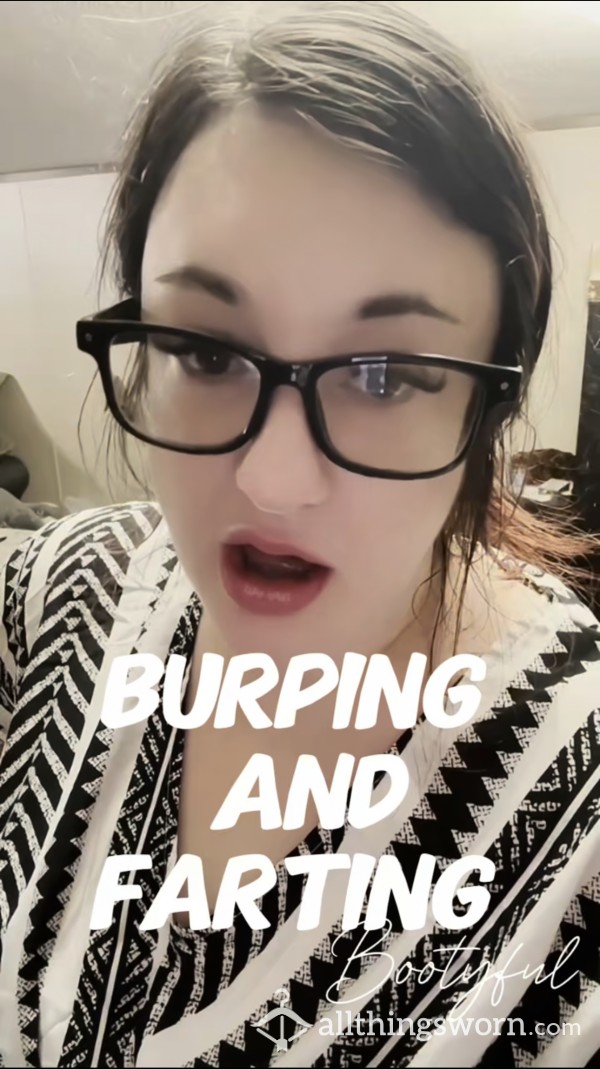 Bbw Burping And Farting - 5 Min Compilation