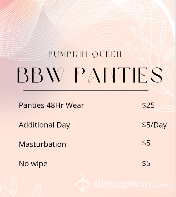 BBW Panties