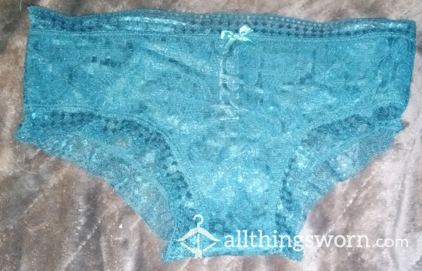 Beautiful Lace Cheeky-style Panties.  Teal, Nude Or Black.  Size Small.  Deals For Multiples!