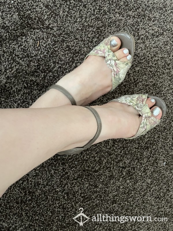 Flowery Sexy And Playful High Heels
