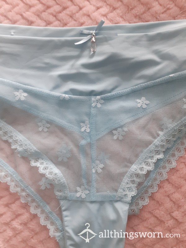 Beautiful Spring Panties With Crystal And Sliver