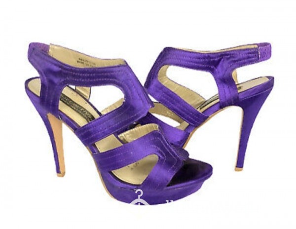 Well Worn Purple Matthew Williamson Heels, UK Size 8 👠
