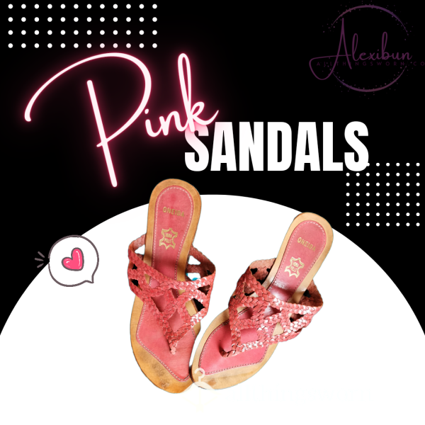 CLEARANCE Best Friend's Forgotten Pink Sandals - International Shipping Included!