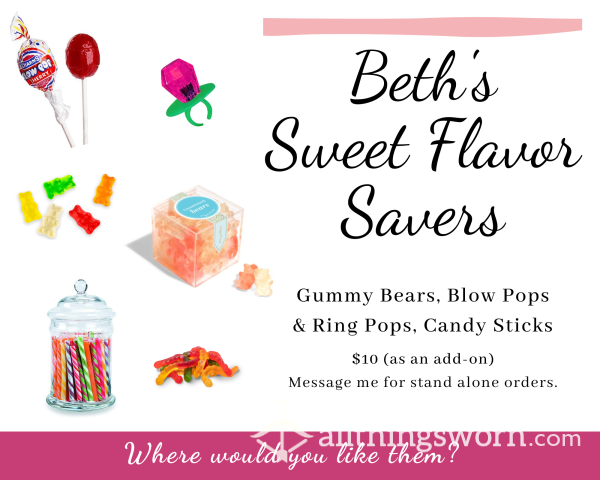 Beth's Sweet Flavor Savers  |  Custom Candies