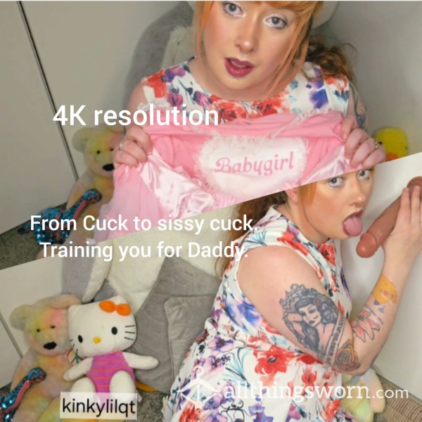 Bi Cuck Turned Sissy, Training For Daddy