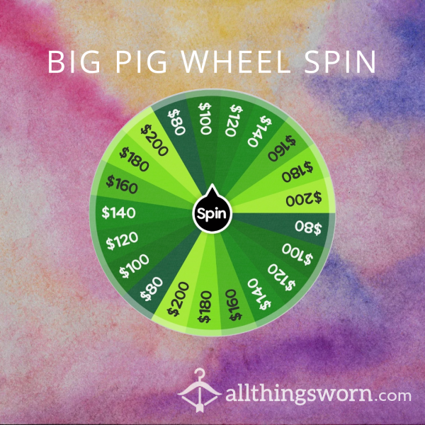Big Pig Wheel Spin 🐷
