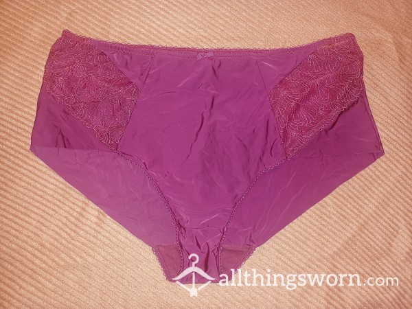 Big Pink Panties With Pretty Lacy Details